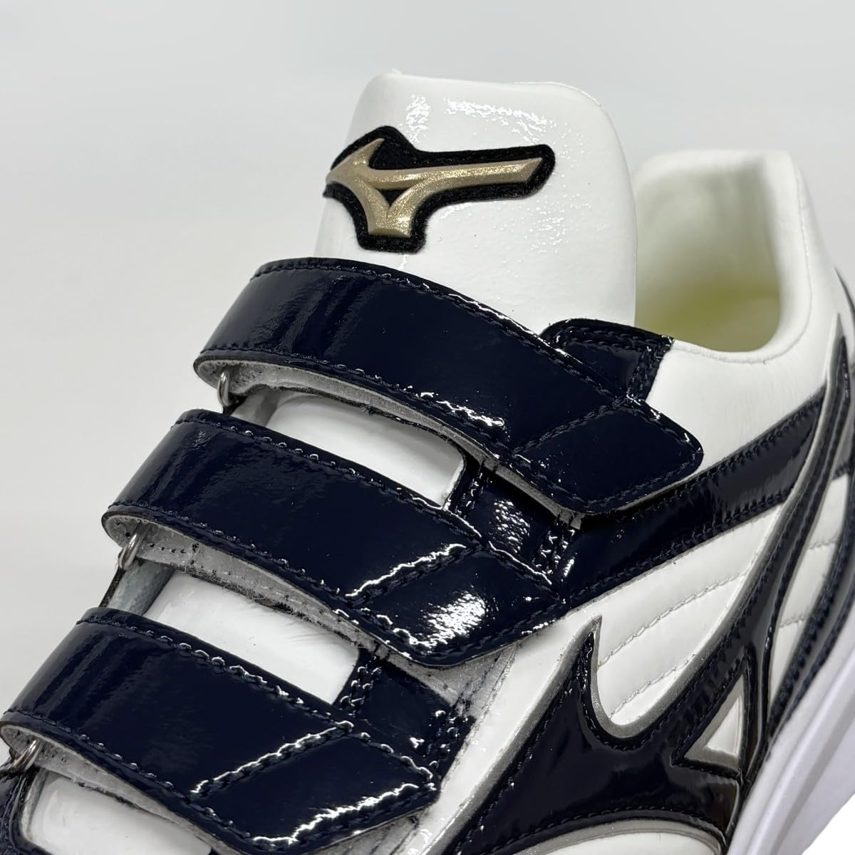 ミズノ 野球 限定デザイン トレーニングシューズ ベルクロタイプ ローカット 幅広 3E ワイド アップシューズ トレシュー ３本ベ