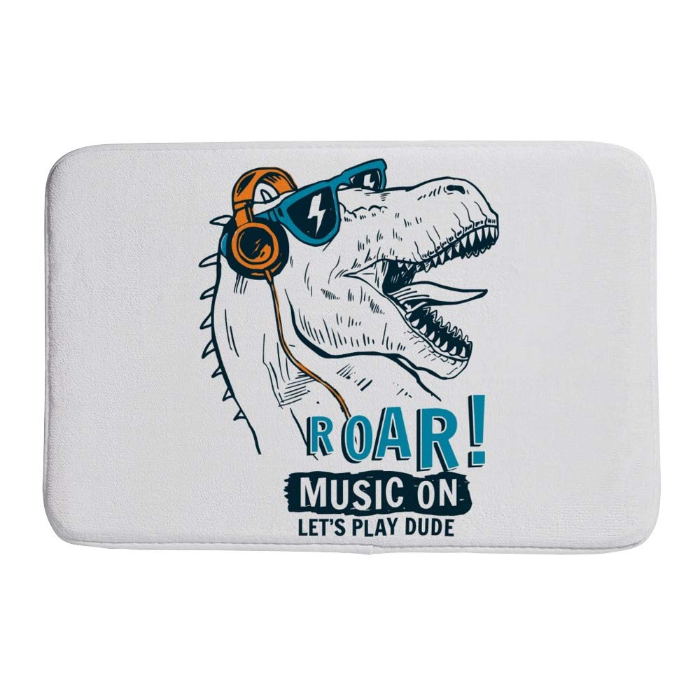 Tapis de bain CHEHONG Tyrannosaurus antidérapant pour éviter les glissades avec douceur
