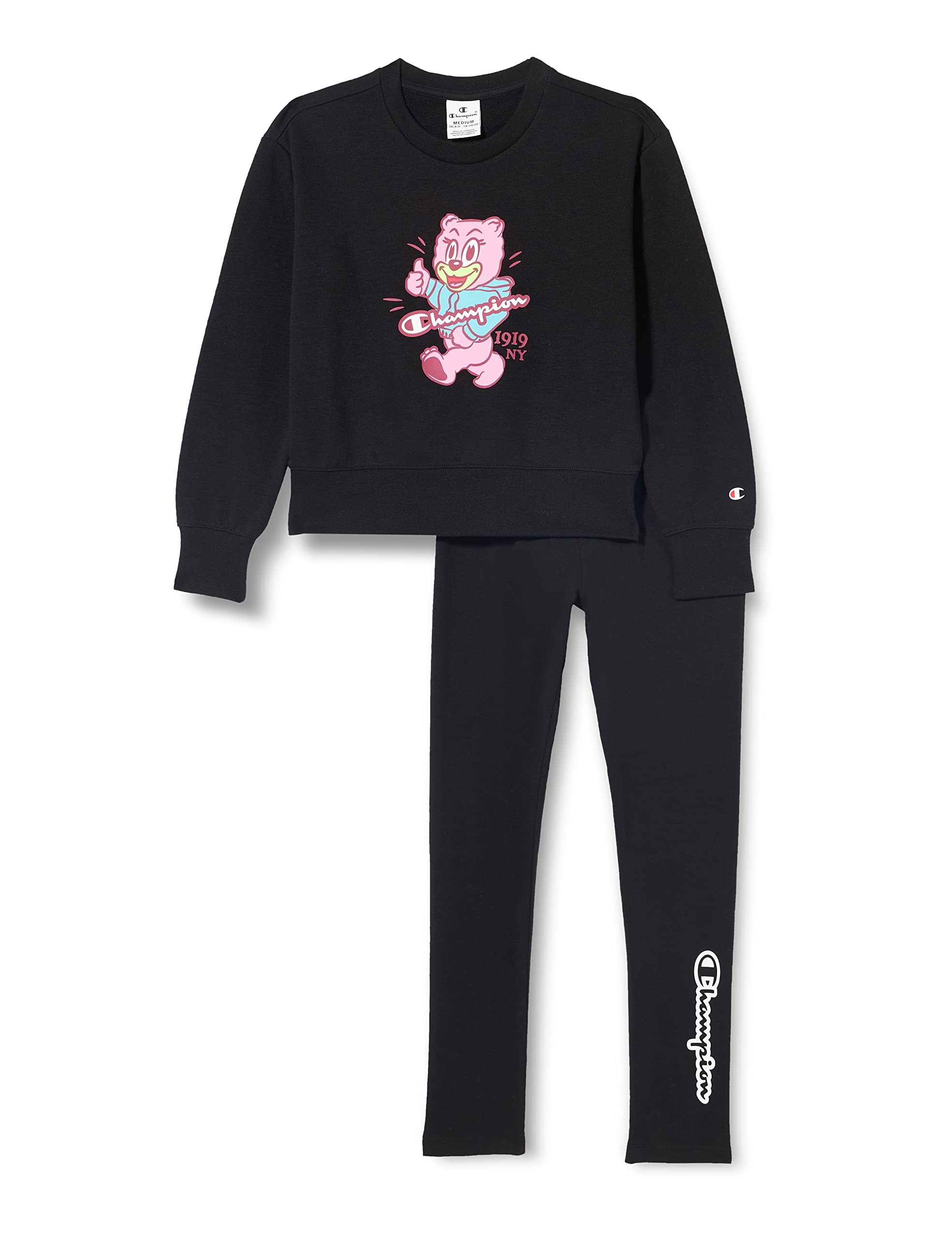 Champion Legacy Sweatsuits - Powerblend Graphic Crewneck Tuta sportiva Bambine e ragazze