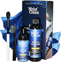 Vista 1 de Kit de limpieza de reloj de lujo con Microsuds Tech Limpiador de reloj de 50ML de espuma, recarga de 4oz, paño grande de limpieza de reloj