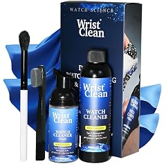 Deluxe Watch Cleaning Kit with Microsuds Tech Watch Cleaner 50ML Foam 4oz Refill Large Watch Jewelry Cleaner Cloth