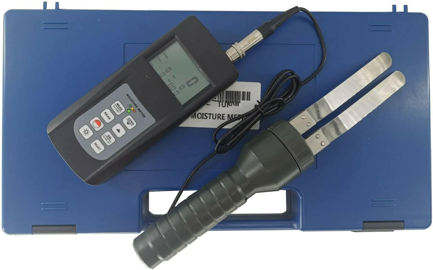 CNYST Paper Moisture Tester Paper Moisture Analyzers with Measurement Range 0%~100% (Cd11) 0%~40% (Cd12) Resolution 0.1% 240 Sets of Data Memory Function