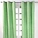 Produktbild Homescapes Vorhänge / Gardinen mit Ösen, 100 % Baumwolle, großkariert, Grün / Weiß 117 x 137 cm