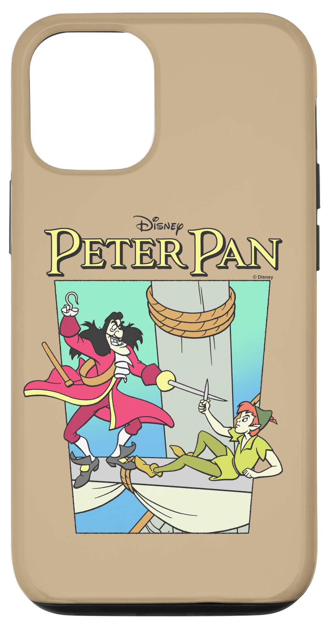 Coque iPhone 12/12 Pro Disney Peter Pan Captain Hook cadeau idéal - 4