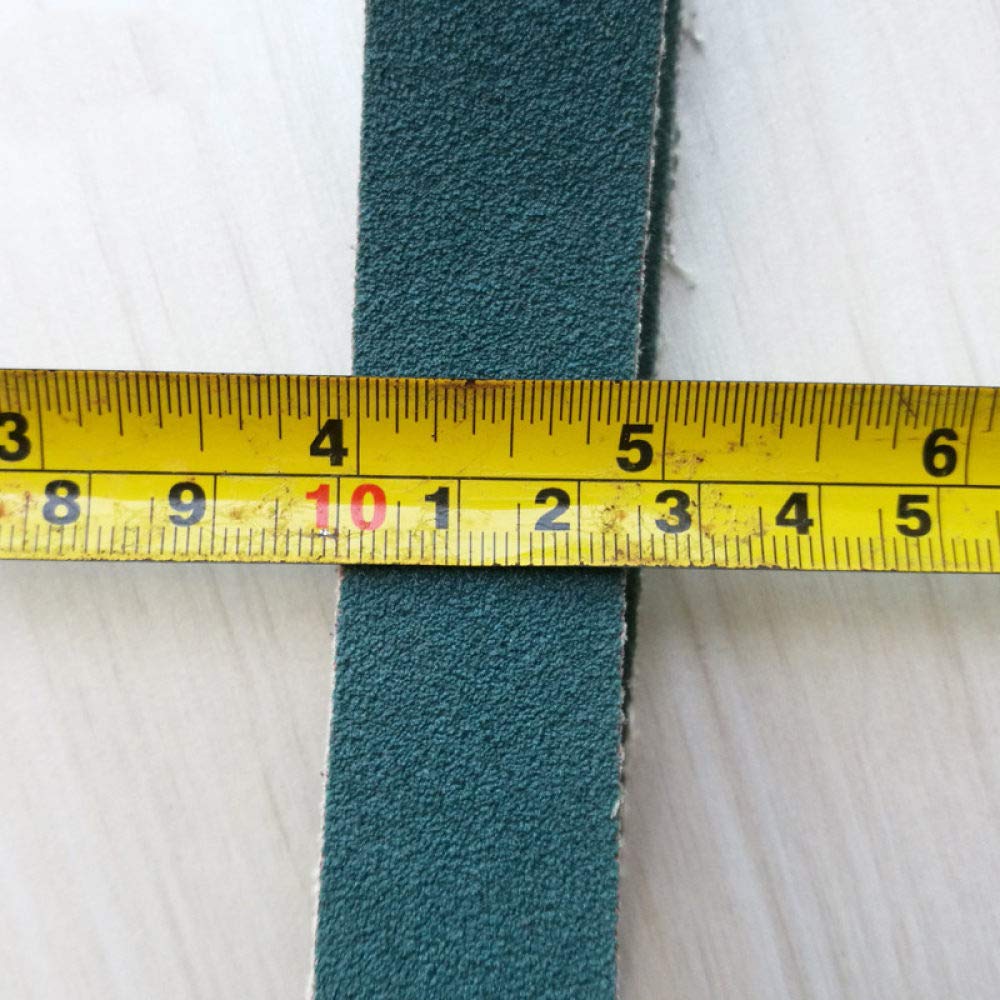 Schleifbänder, 5 Stück, 25 x 762 mm, geschmolzenes Zirkonoxid-Aluminiumoxid for Metall, Körnung 60–180(P60 80 100 120 180)