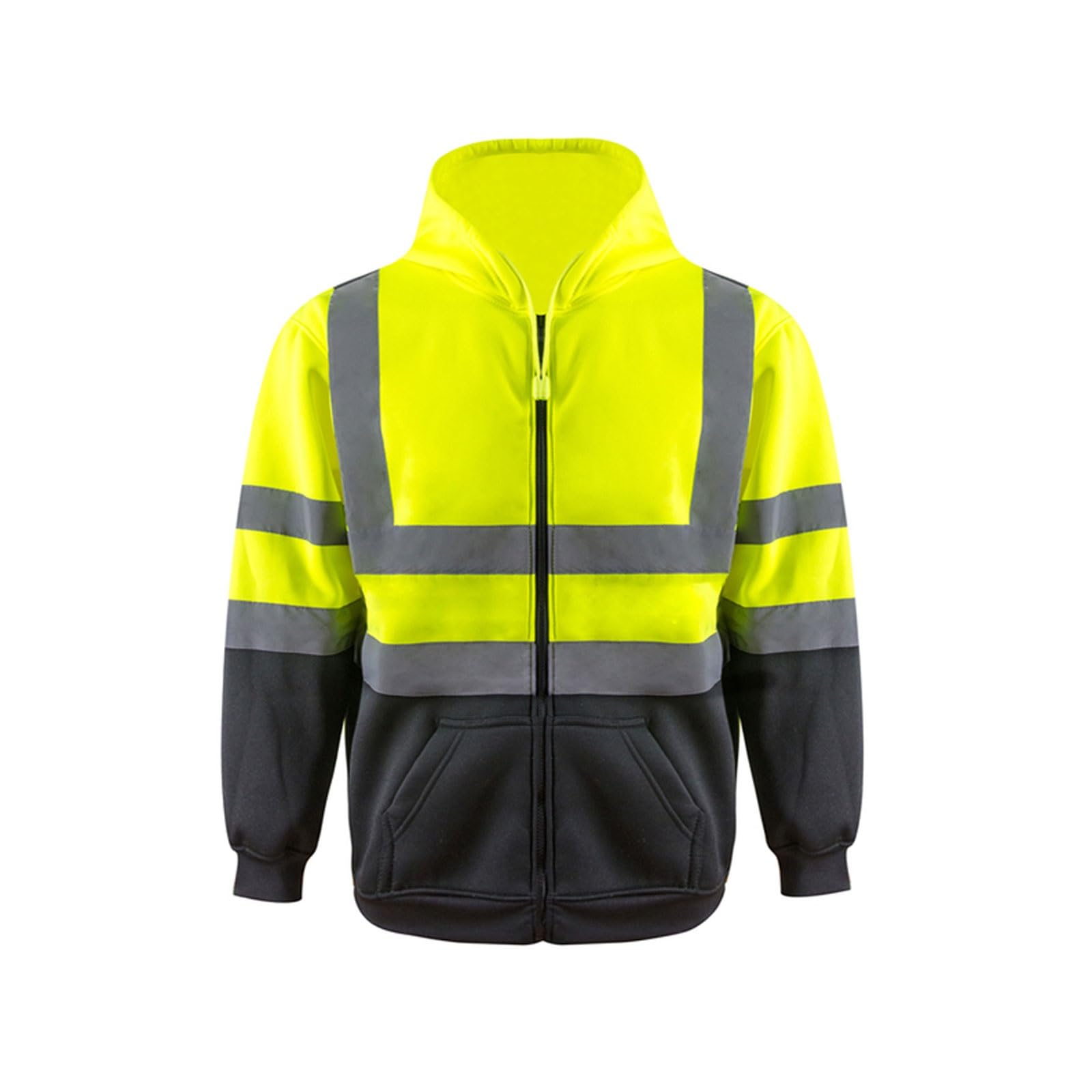 Chaleco reflectante de seguridad alta visibilidad, chaqueta trabajo for hombre, ropa for construcción y exteriores