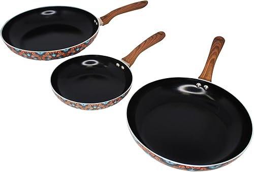 Miniatura 13 de IMUSA Sartén de cerámica antiadherente Talavera de 8 pulgadas, sin PFAS