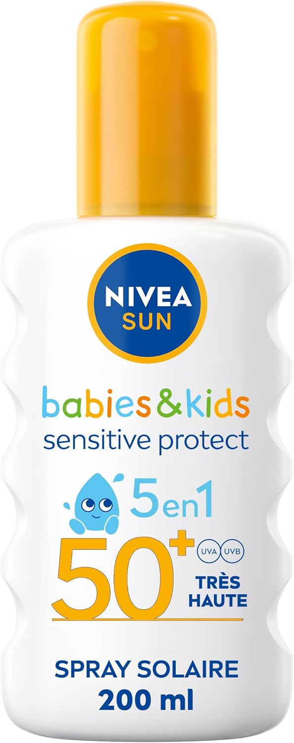NIVEA Sun beschermende spray Kids Sensitive Protect/Play FPS 50+, 200 ml