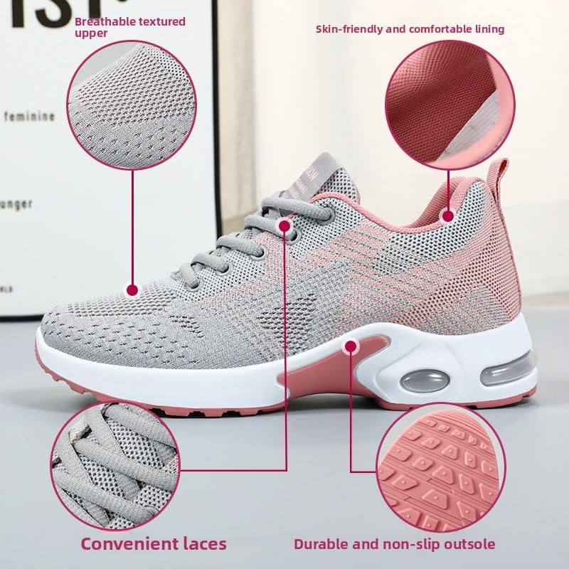 Running Shoes for Women's Summer New Cross-Border delivery Large Size Casual Soft Sole Breathable Women's Shoes lace-up2