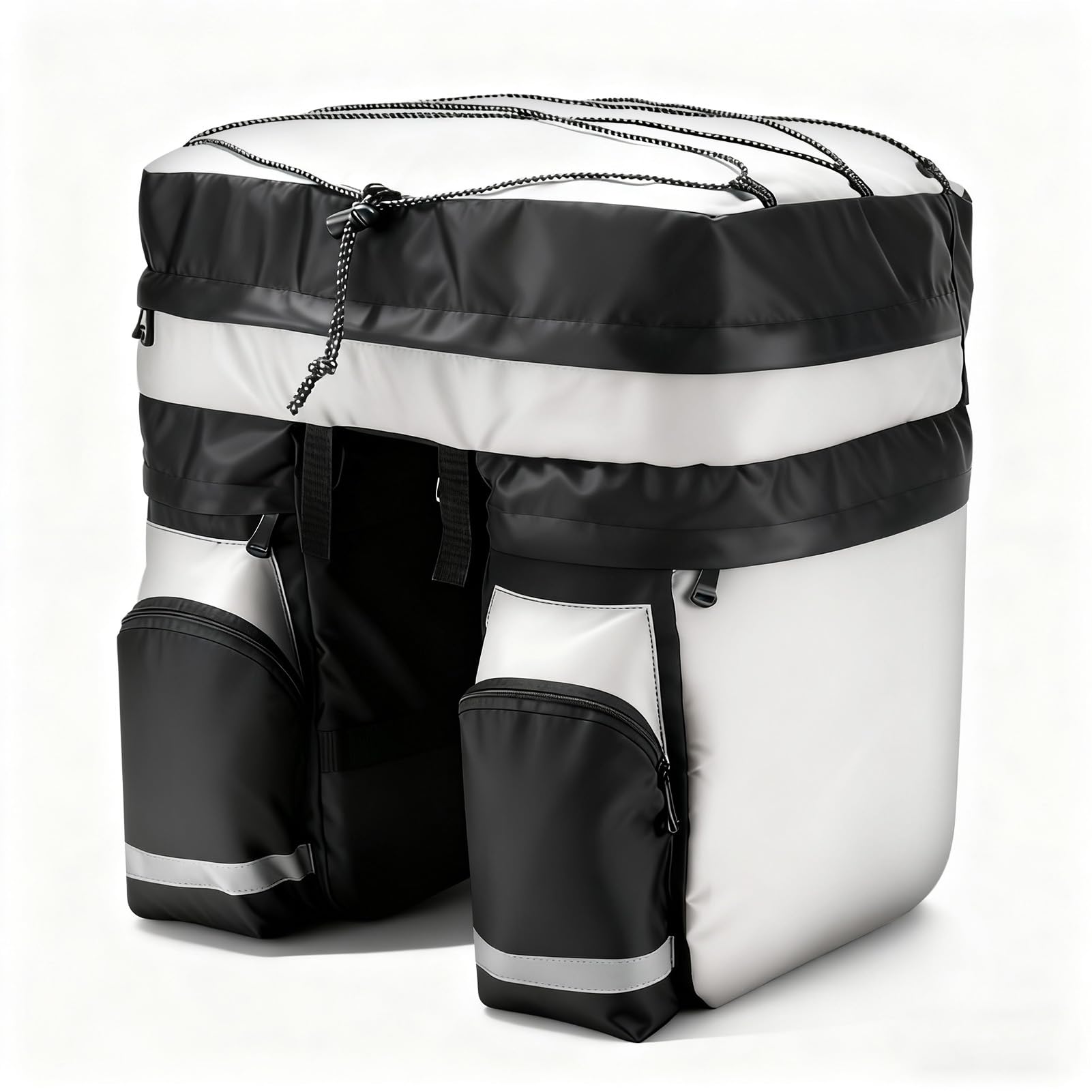 ZEMBSOYA 60L Pannier Bag Large Capacity Pannier Bag Waterproof 3 in 1 Multifunctional Rear Seat Storage Carrier for Mountain Bikes Road Bikes Folding Bicycles