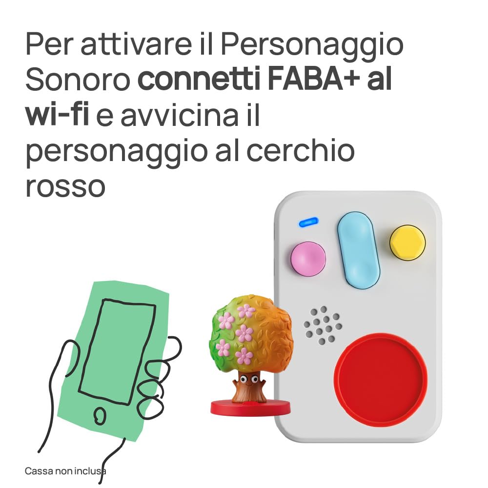 FABA Personaggio Sonoro Le Stagioni - Contenuti Educativi - Giocattolo, Versione Italiana, Bambini 3+ Anni