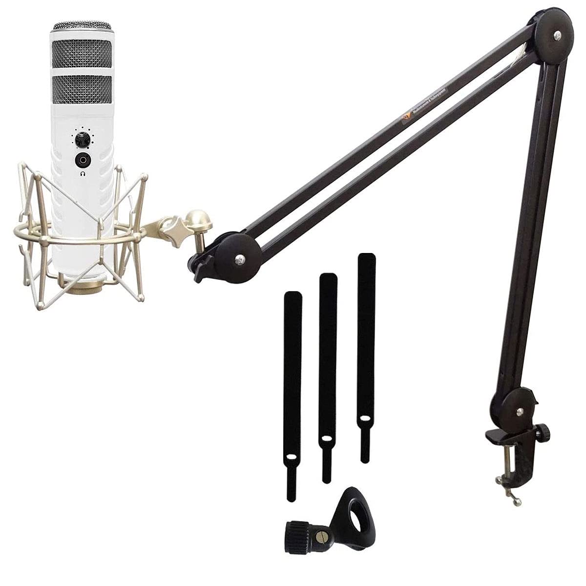 Rode Podcaster MKII - Microfono radio USB + keepdrum MS138 + mandrino per microfono MS088