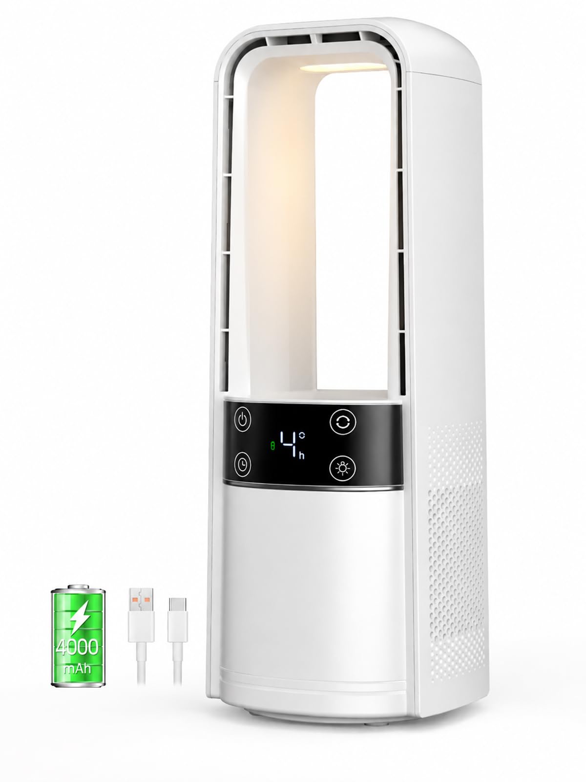 KONSIDEN Bladeless Desk Fan