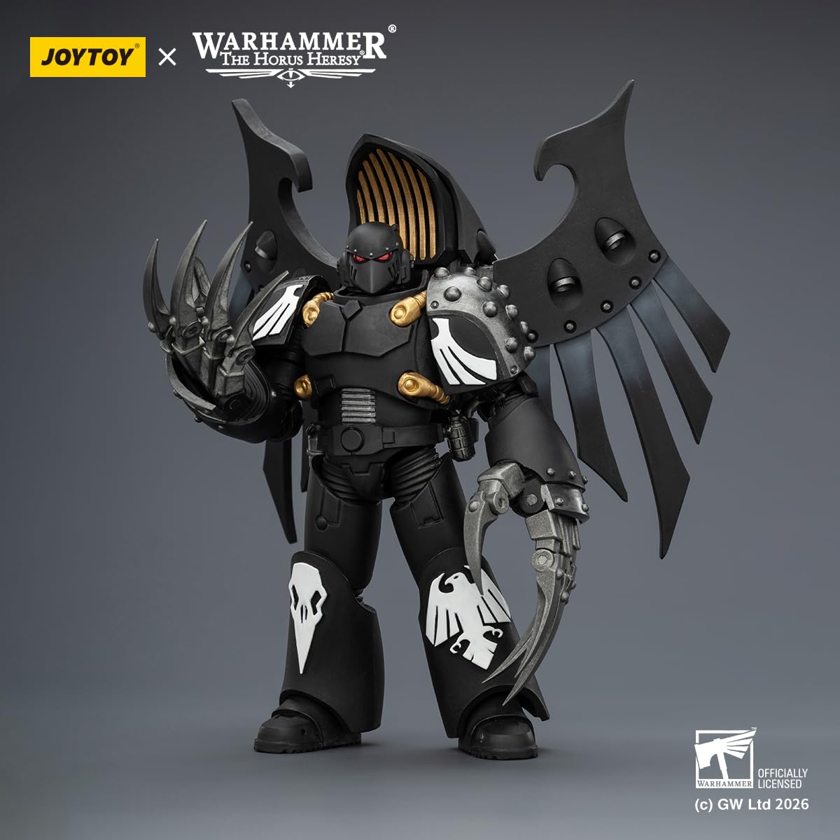 TOYVERSE JOYTOY Warhammer The Horus Heresy Raven Guard Dark Fury z błyskawicą skala 1/18 figurka figurka od 15 lat