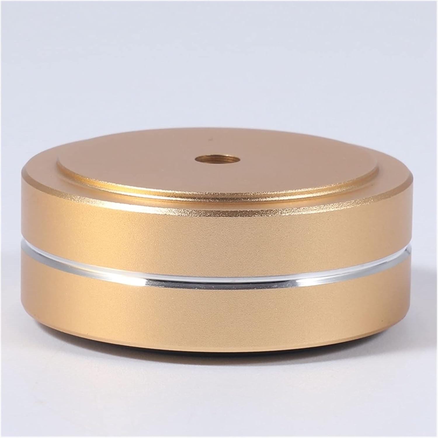 YANGQI yaoqijie New-4PCS Turntable Isolation Feet Pads Aluminum Speaker Spikes Stand Foot Cones Base Mat Fit for Audio Sound Amplifier Lasting (Color : Gold)