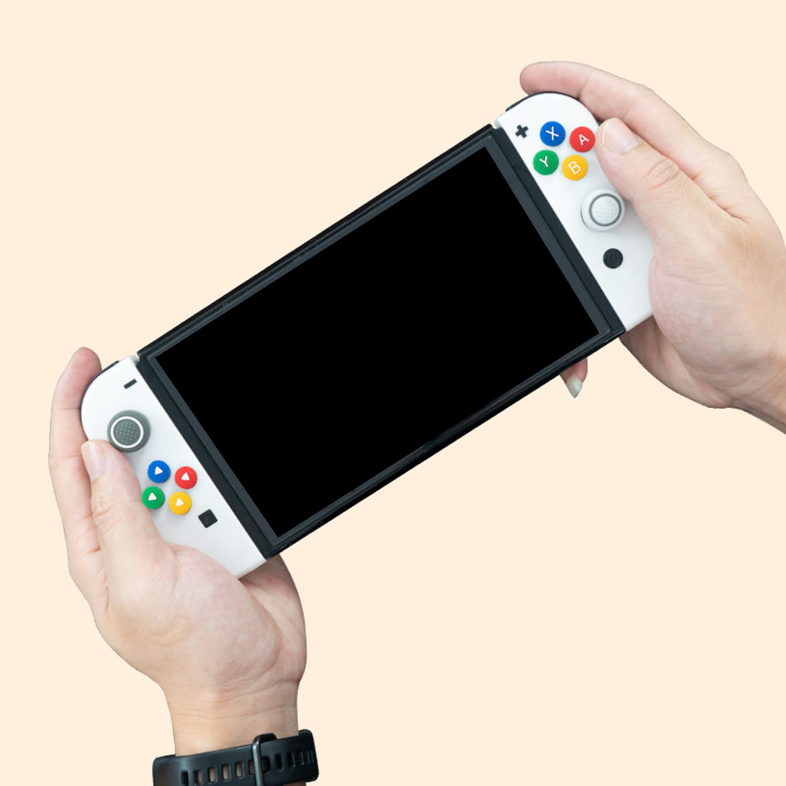 Juego de 10 tapas de silicona para botón de control de joystick, cómodas tapas de agarre