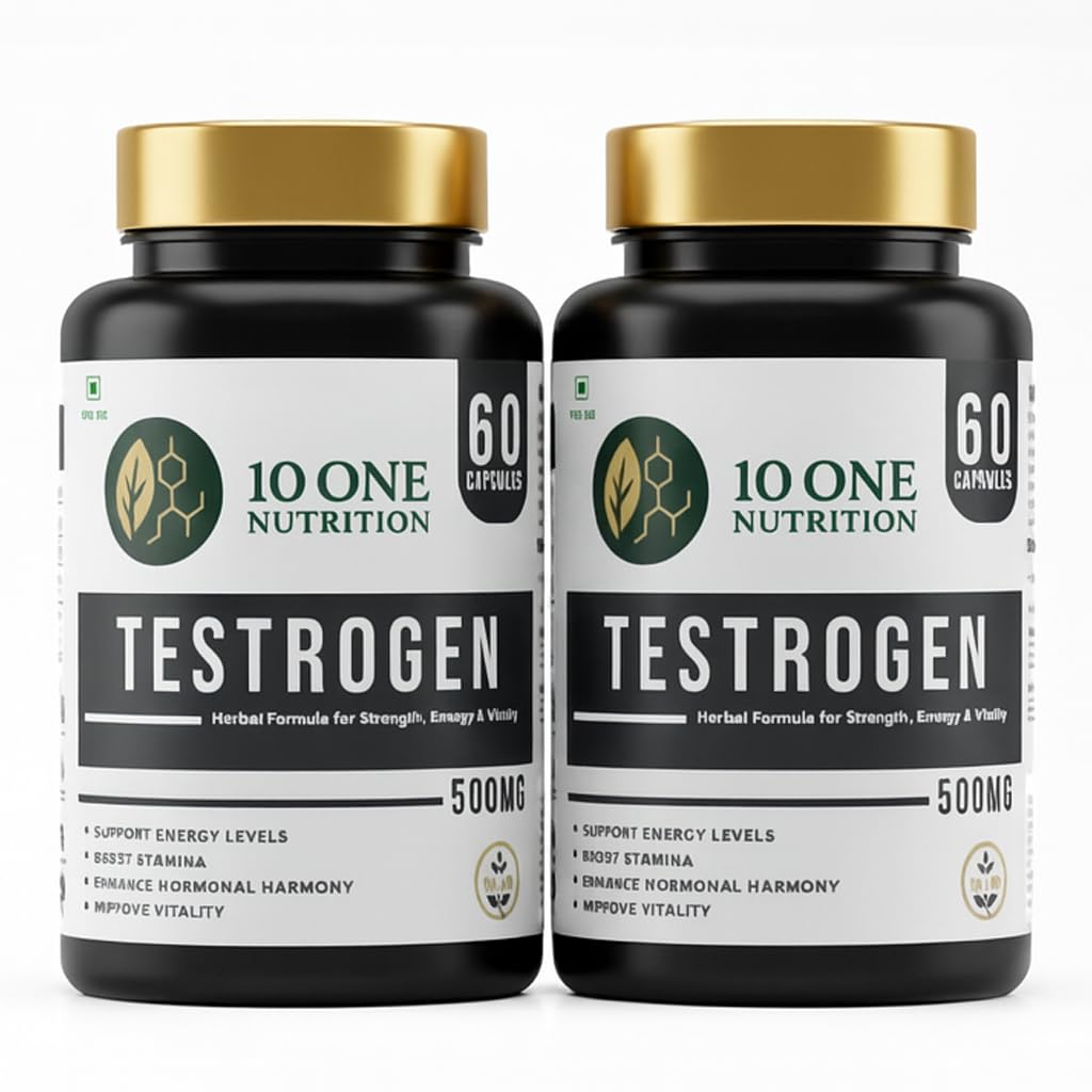 Testrogen Gold Testosterone Support Capsules for Men | Ashwagandha, Safed Musli, Shilajit & Gokhru | Stamina, Strength, Energy & Muscle Growth | 60 Veg Capsules | Ayurvedic Formula — Amazon image 11