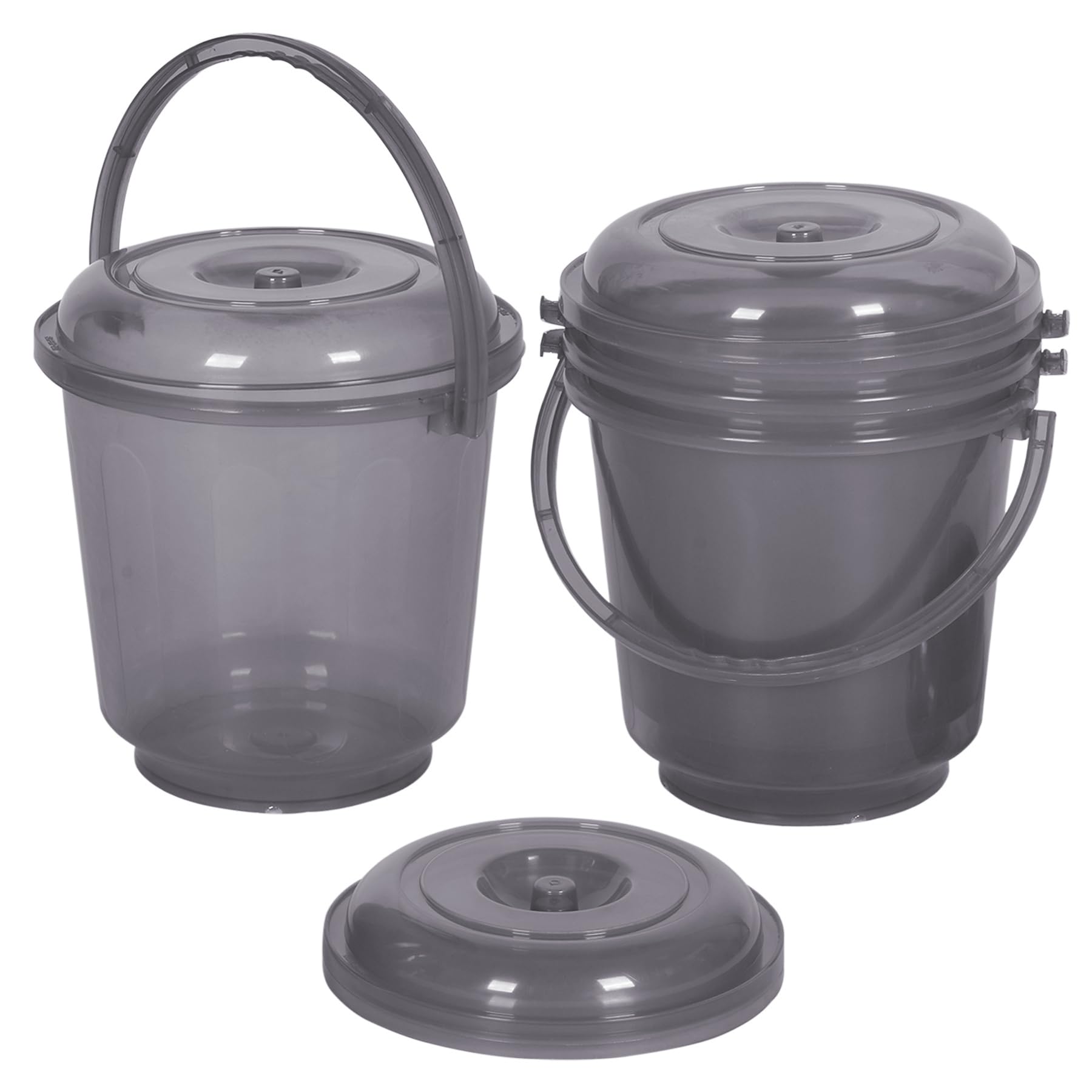 See full amazon price history chart for Kuber Industries Pack of 4 Bucket | Bathroom Bucket | Utility Bucket for Daily Use | Water Storage Bucket | Bathing Bucket with Handle & Lid | 13 LTR | SUPER-013 | Transparent Gray Kuber Industries Pack of 4 Bucket | Bathroom Bucket | Utility Bucket for Daily Use | Water Storage Bucket | Bathing Bucket with Handle & Lid | 13 LTR | SUPER-013 | Transparent Gray (B0CY2RHZQJ) Amazon Price History, Amazon Price Tracker