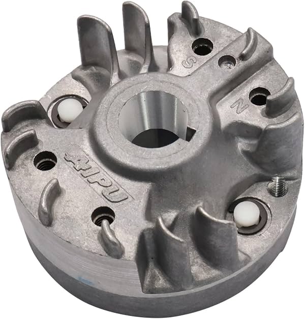 Volante Priprilod A409001370 Compatible con Motosierras Echo CS-330T CS-360T CS-370 CS-400 y Desbrozadoras SRM-225 SRM-230 Reemplazo de Rotor de Magneto de Encendido | Volante para Motosierras y Desbrozadoras Echo | A409001370 | Aluminio Fundido | Imanes y Ventilador Integrados | Ajuste Directo