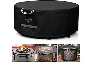 48'' Round Fire Pit Cover by Maxpro, Super Waterproof & Tear Resistant,...