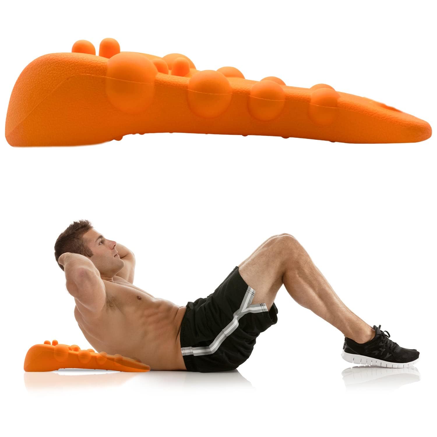 COZLOW Trapezius Trigger Point Massager, Occipital Release Tool w/ 14 Massage Nubs, Muscle Knot Remover for Neck & Upper Back Pain Relief, Myofascial Release for Tension & Tight Knots in Spine