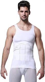 olivio Men’s Slimming Body Shaper Vest Shirt Abs Abdomen Slim Stretchable Tummy Tucker Vest-picture-36
