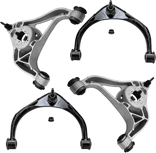 Miniatura 152 de Detroit Axle - Kit de brazos de control delanteros de 4 piezas para Nissan Cube 2009-2014, Nissan Versa 2007-2012 2 brazos de control inferiores con