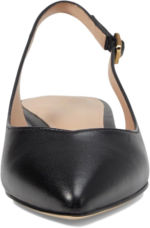 Amazon.com | Cole Haan Womens Mazie Slingback Flat, Black Leather
