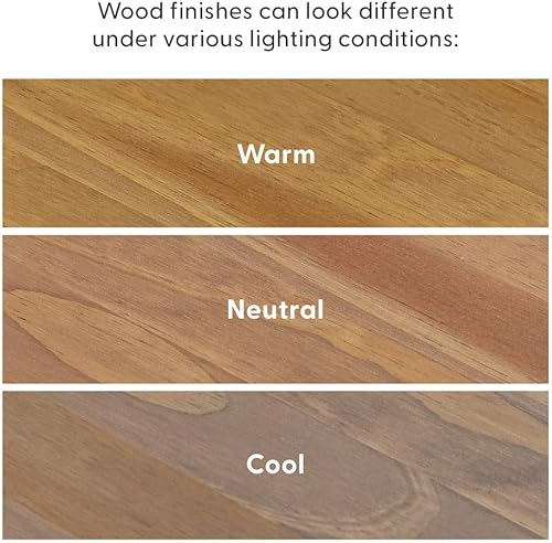 Miniatura 6 de Plank+Beam Forma Mesa Consola, 46 Pulgadas, Mesa de Sofá de Madera Maciza, Mesa de Entrada para Pasillo, Mesa Estrecha Detrás del Sofá, Mesas Nuez