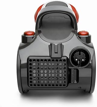 H.Koenig STC58 Aspirador Ciclónico sin Bolsa, Silencioso, Potente 850 W, Capacidad 2.5L, Compacto y Ligero para Suelos Duros, Alfombras y Mascotas, Filtro HEPA12, Rojo3