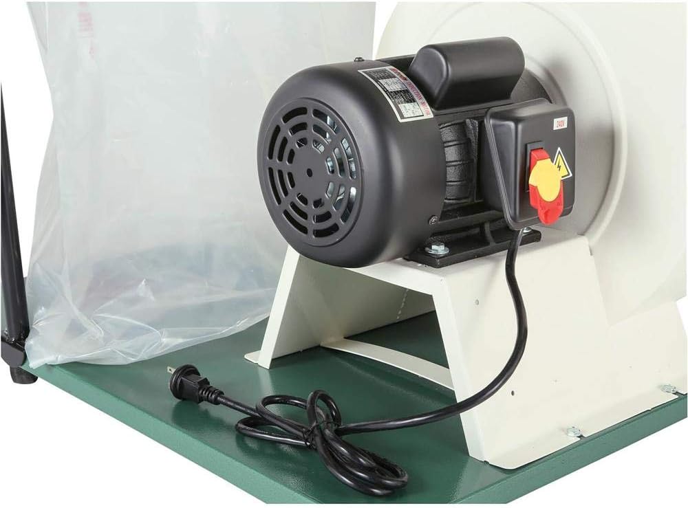 Grizzly Industrial G0548ZP - 2 HP Canister Dust Collector with Aluminum Impeller - Polar Bear Series