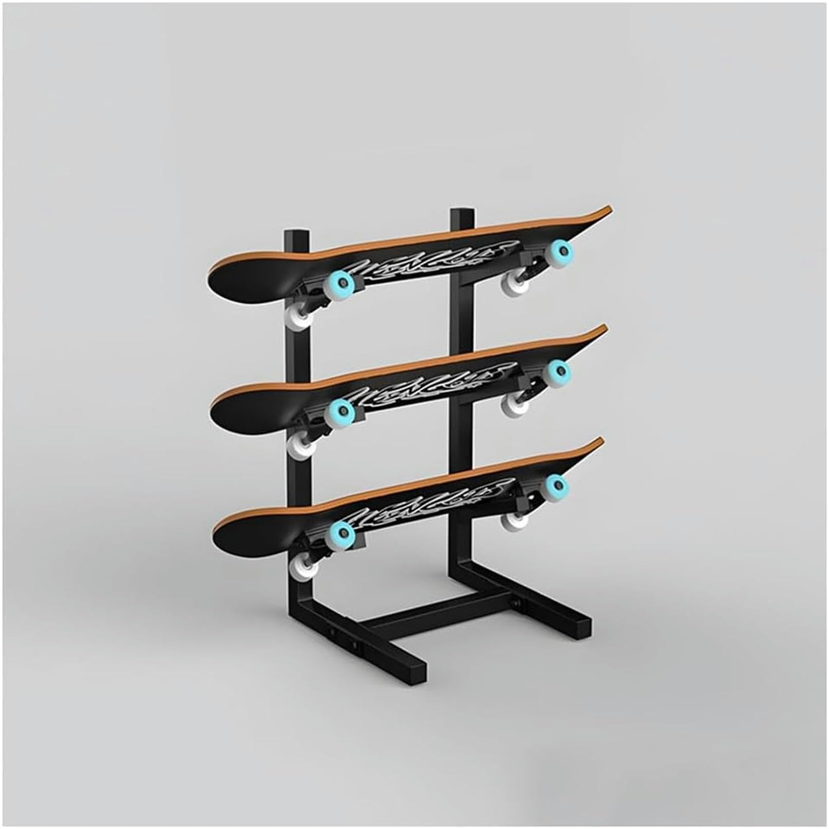 Support de rangement pour skateboard/scooter, longboard/snowboard (noir, 25 x 25 x 51 cm)