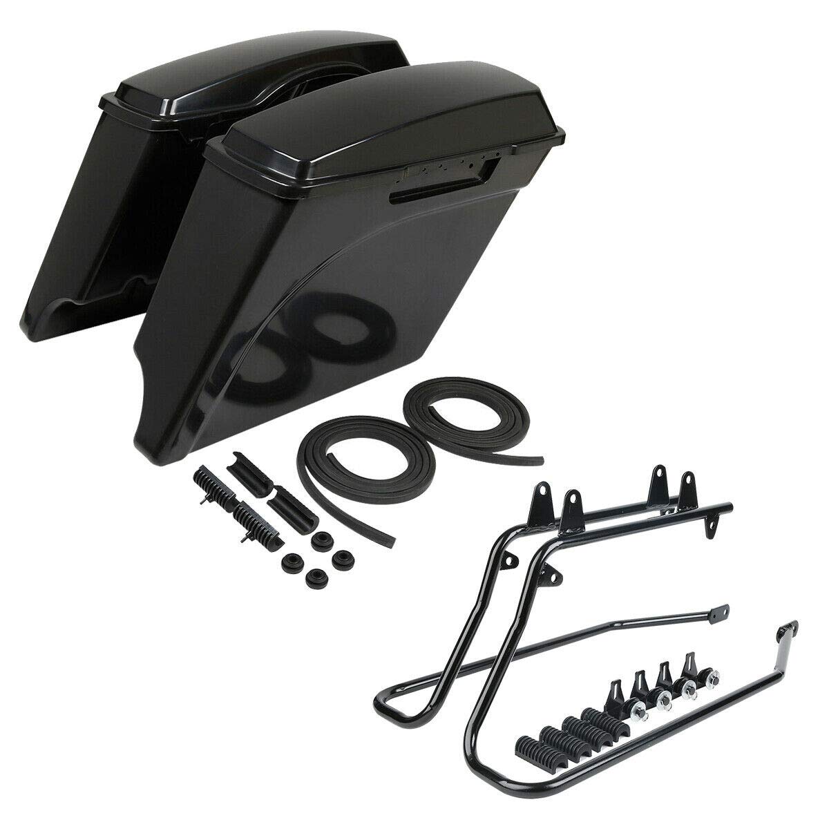 TCMT Unpainted Extended Saddlebags