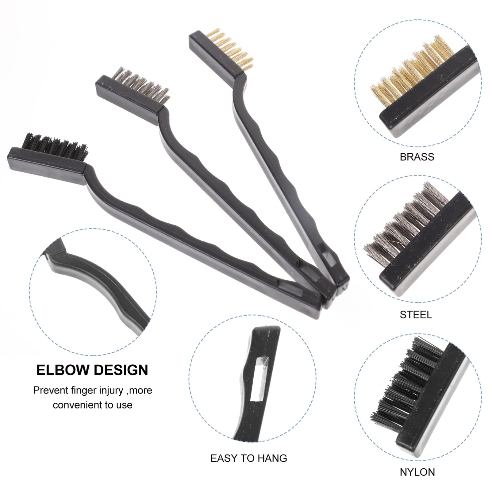 FUNOMOCYA Car Detailing Brush Set 11pc Kit Interior Car Cleaning Brush for Air Vent