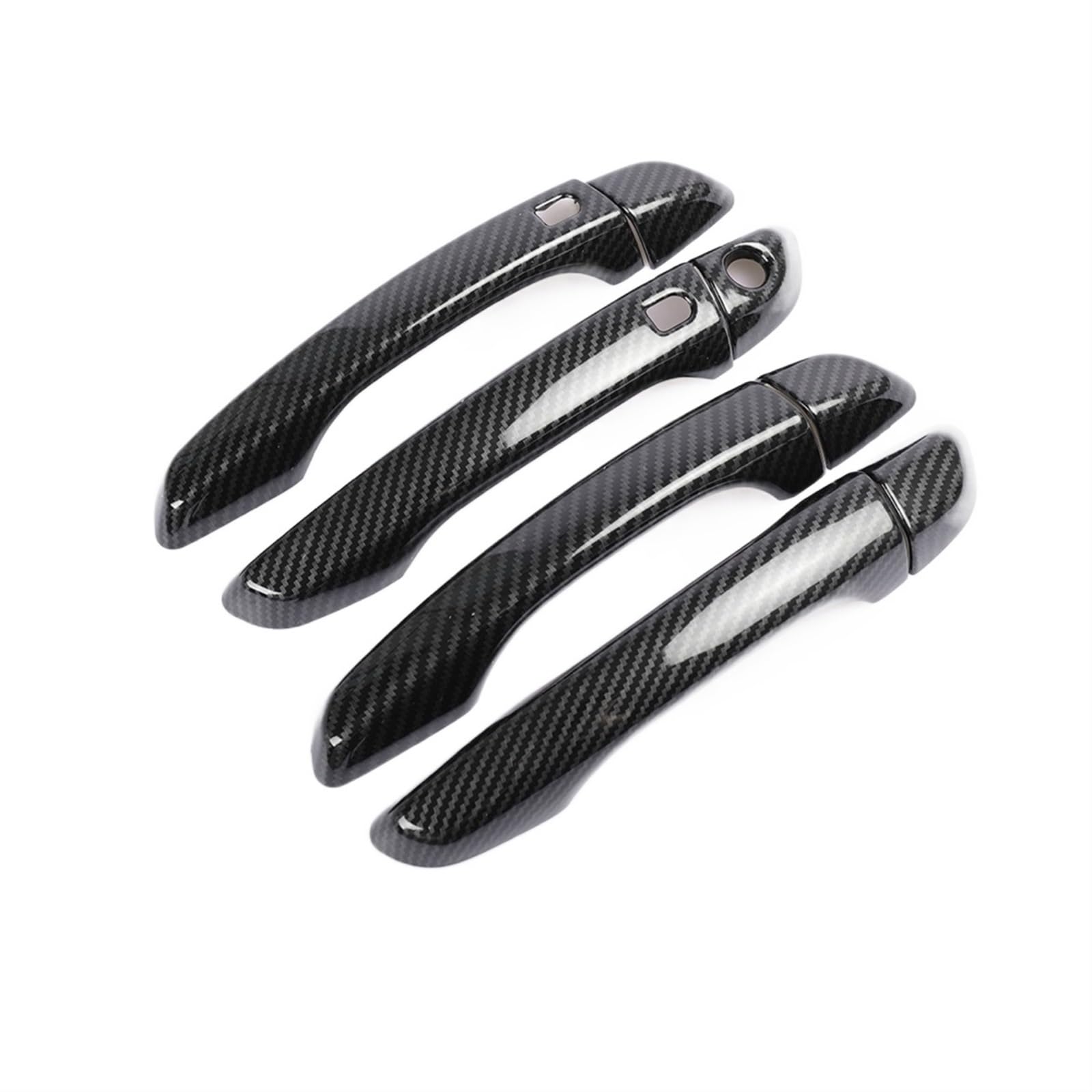 Drezzo 2 Buttons 2 Car Exterior Door Handle For Hyundai For Elantra 2017-2020 Car Door Handle Cover Trim Sticker(2 Buttons 2)