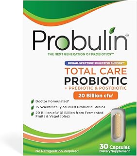Probulin Total Care Probiotic + Prebiotic And Postbiotic Capsules 30'S