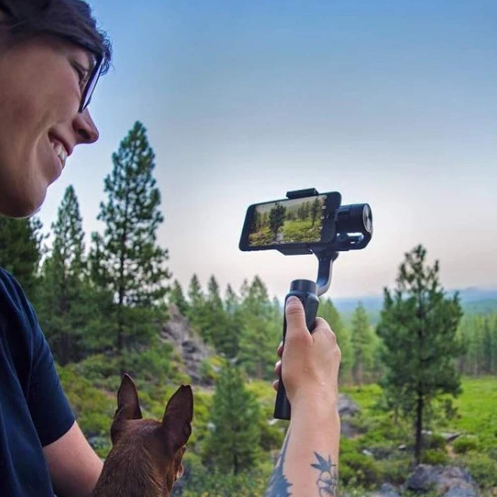 HQ Mini Draagbare Anti-shake Gimbal / Smartphone Stabilisator Met Driepoot En Bt