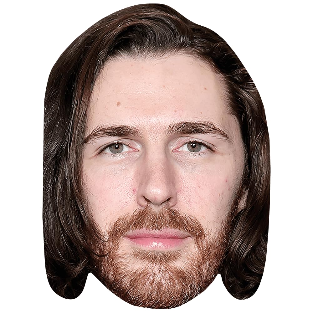 Hozier (Long Hair) Celebrity Mask, Flat Card Face, Fancy Dress Mask