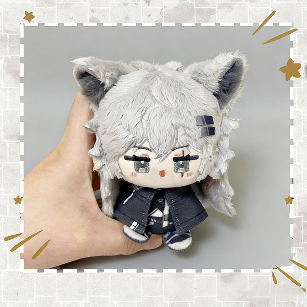 Zhongkaihua Kal'tsit/Amiya/Lappland Plüschfiguren, sitzend, weich, gefüllt, 12 cm, Anime-Spielfiguren, Merch, Anlässe, Dekorationen, Sammlerstücke, 10 Stück