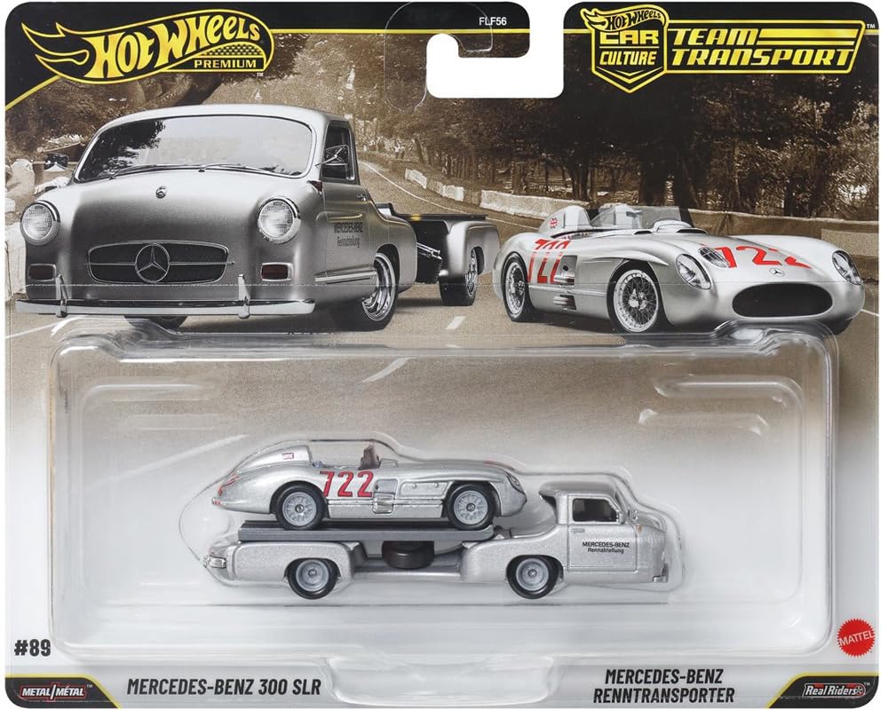 Amazon | HOT WHEELS 1:64 CAR CULTURE TEAM TRANSPORT -MERCEDES-BENZ