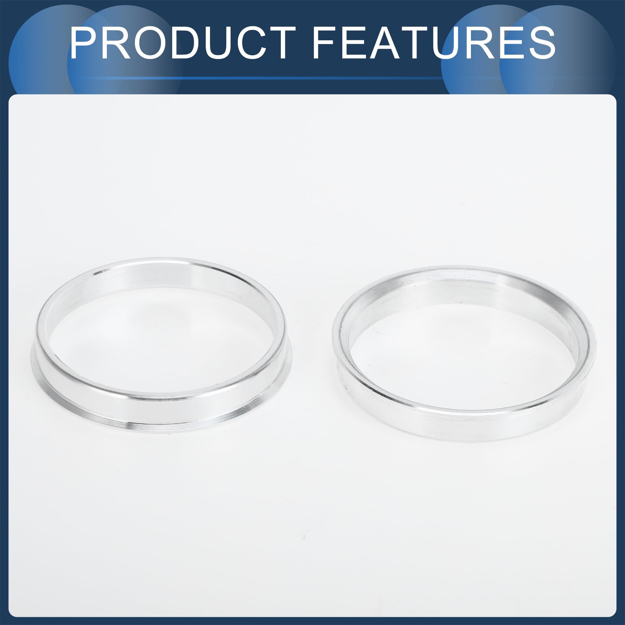 4 Bagues De Centrage 72,5 Mm - 57,1 Mm 4X Zentrierringe