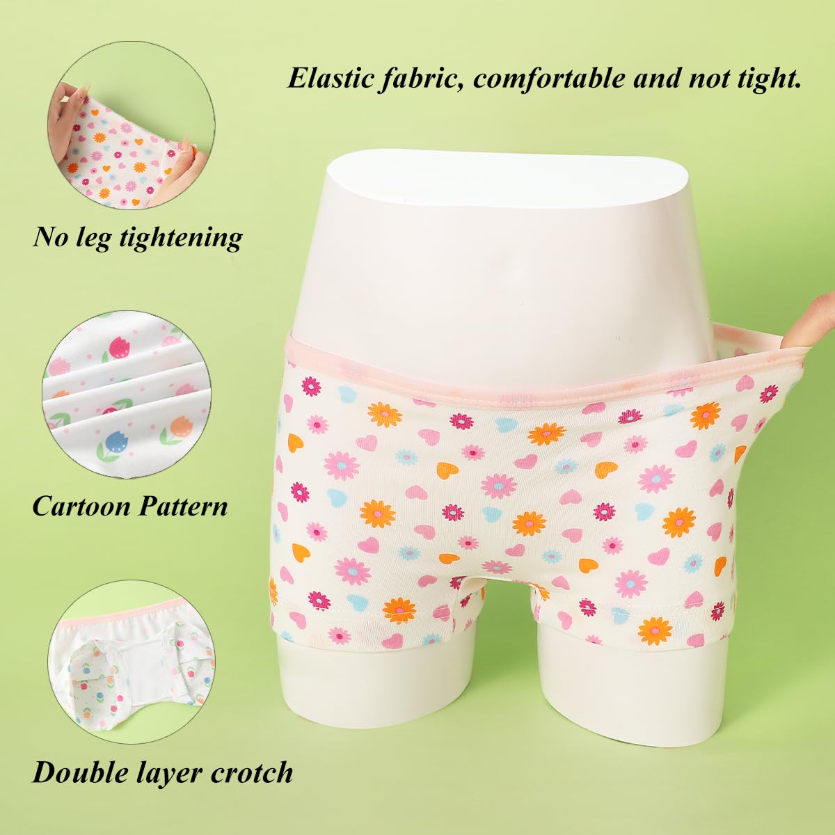 Culotte en Coton pour Petites Filles sous-vêtement Enfants Doux et Confort (Lot de 12)