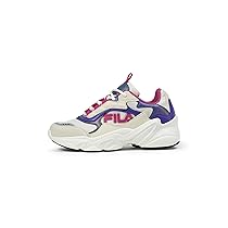 FILA Ragazza Collene Logo Kids Sneaker, Turtledove Fucsia Rosa, 28 EU