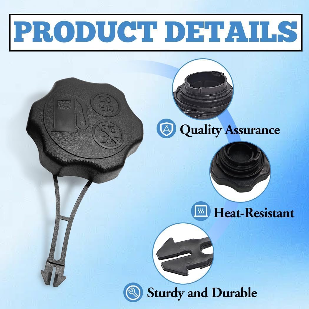 4X90 594061 Fuel Tank Cap Gas Cap Compatible with B & S 675EXi 725EXi Engine for Toro & Craftsman Fuel Tank Cap Replacement