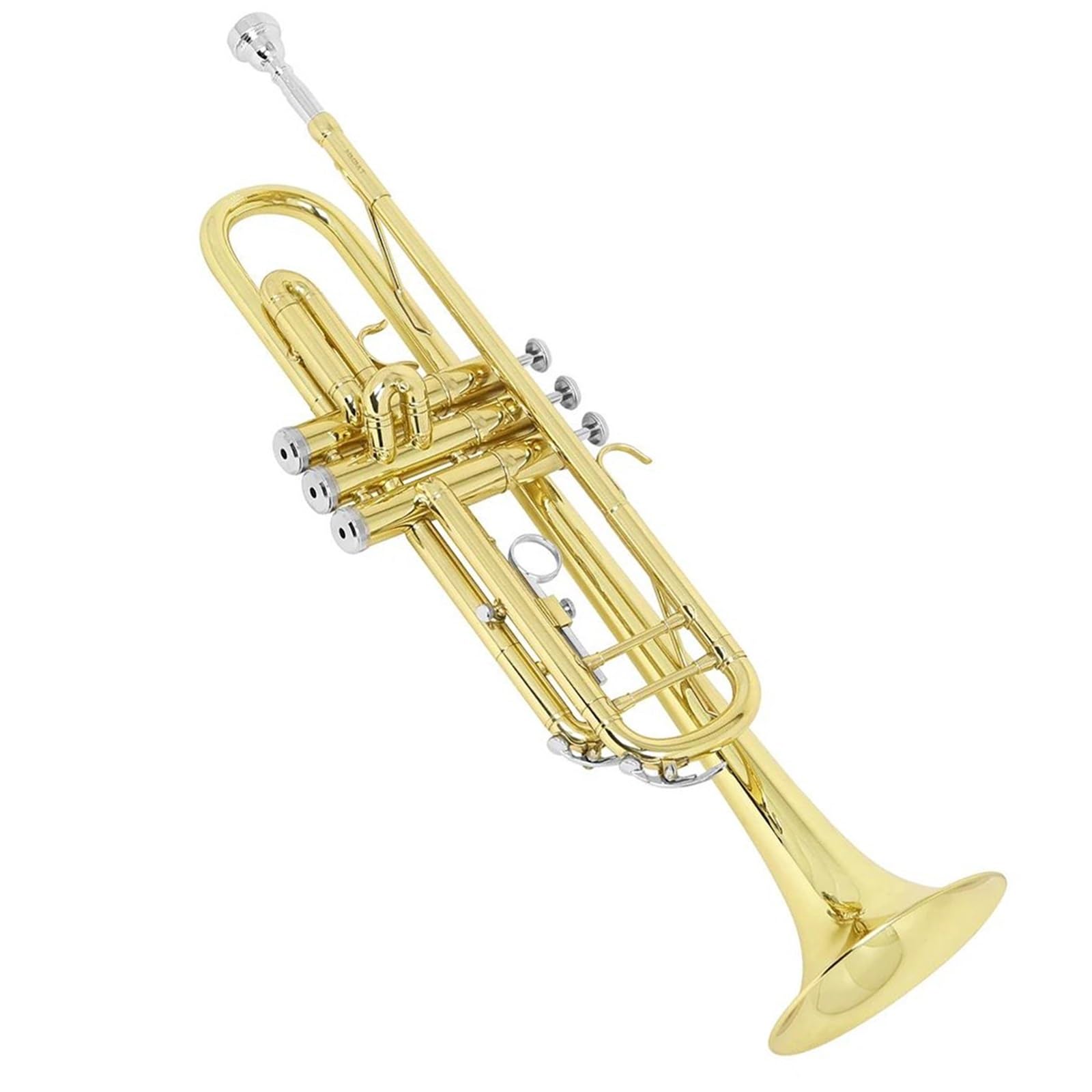BB Trompete aus Messing Gold Musikinstrument(Gold trumpet)