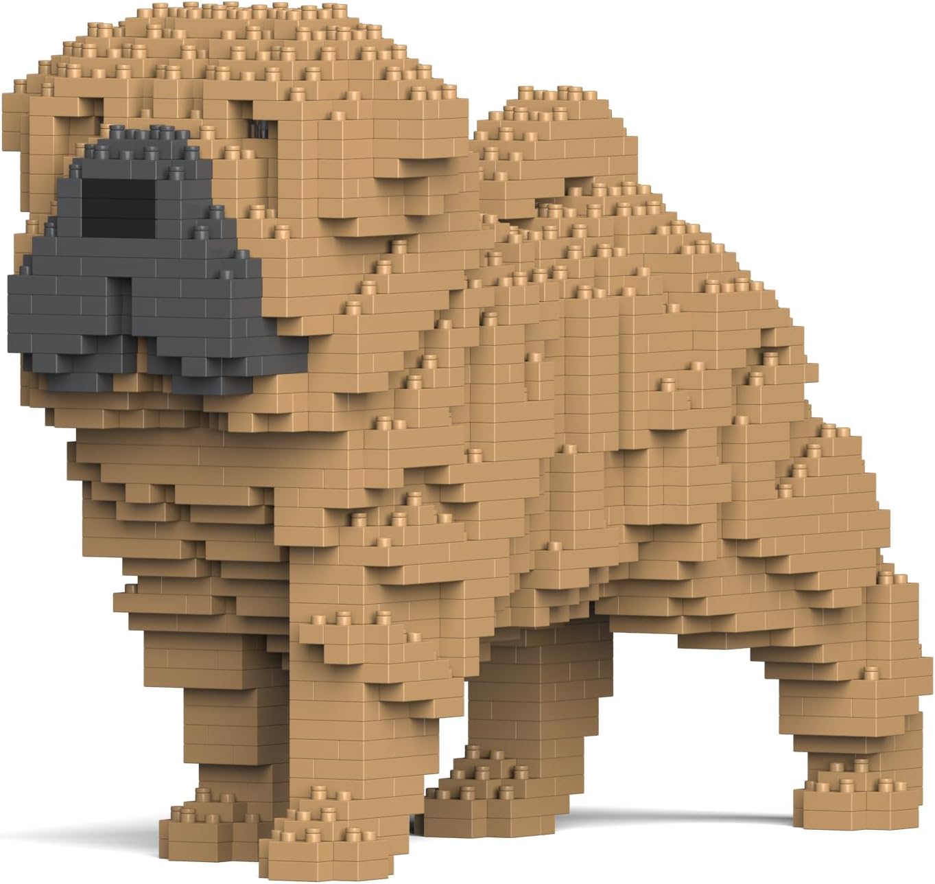 JEKCA Shar Pei Dog 01S-M01 | Dog Plastic Building Blocks | Age 14+