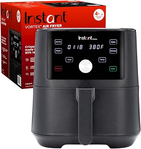 Instant Pot Vortex 6QT XL Air Fryer, 4-in-1 Functions that