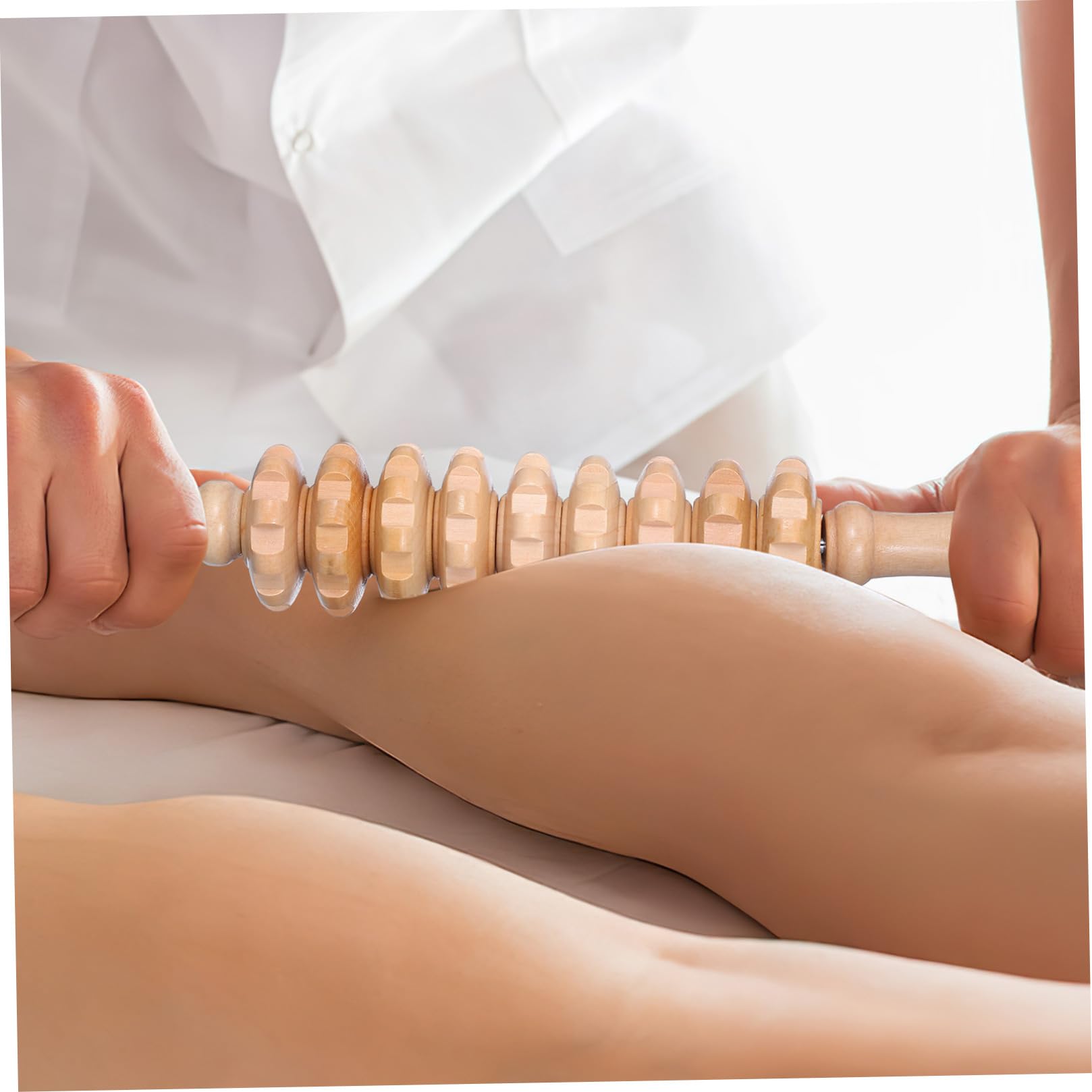 Kit de Herramientas de Masaje de Terapia de Madera, Rodillo Masajeador Anticelulitis, 6 Piezas, para Aliviar Fatiga y Uso en Oficina