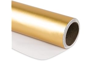 RUSPEPA Gold Metallic Wrapping Paper: The Perfect Holiday Essential