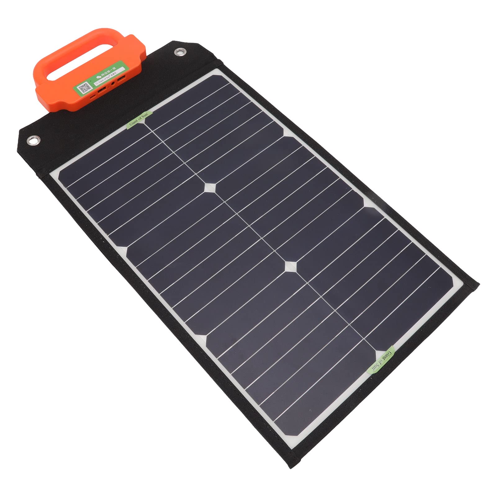 Chargeur Solaire Monocristallin 50W Portable avec Double Charge